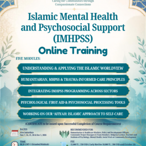 IMHPSS (Islamic Mental Health & Psychosocial Support) Online Training